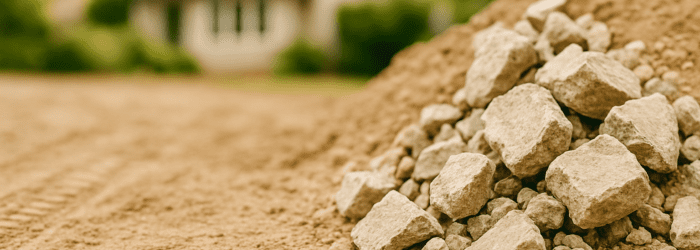 small demolition debris