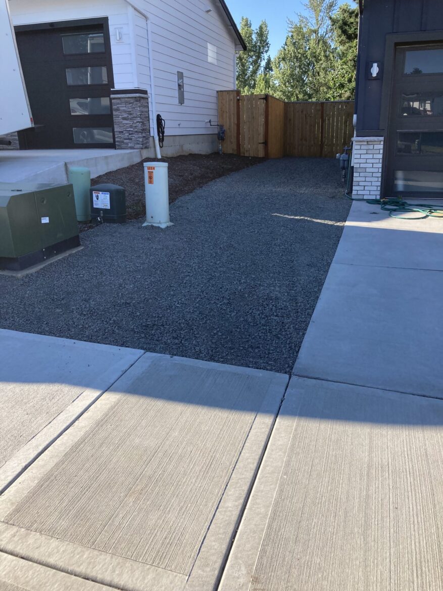 After gravel install 1